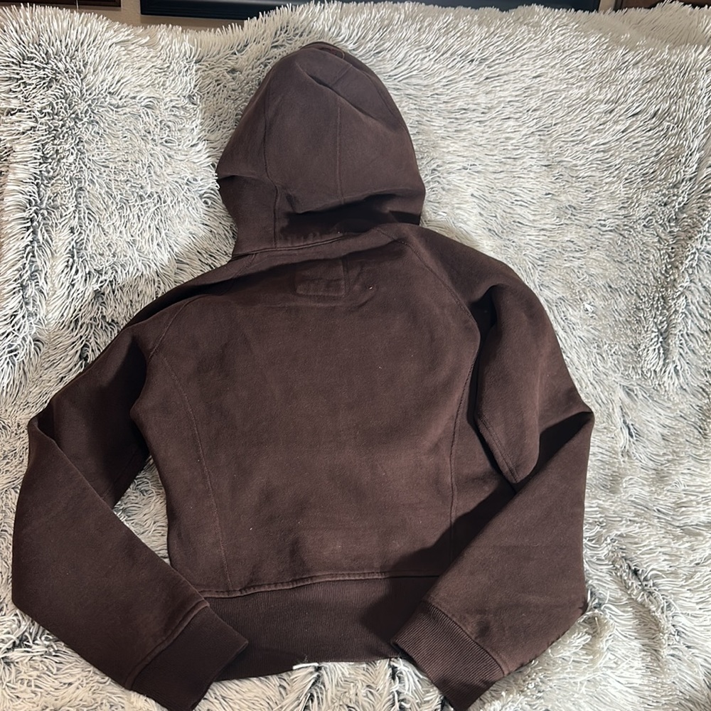 Lululemon New Scuba Hoodie Beautiful Chocolate Color Size 6 - Picture 9 of 14